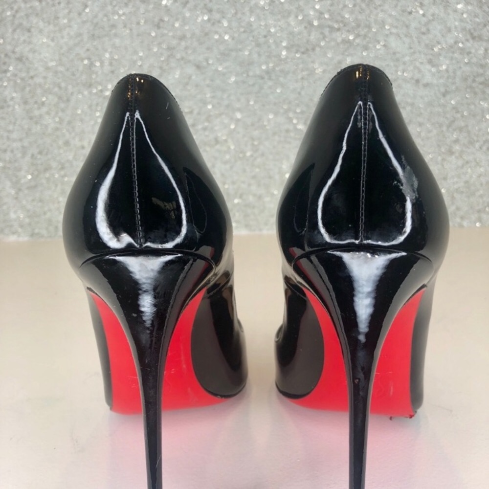👠Sold Christian Louboutin So Kate Black Patent - Picture 4 of 8